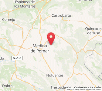 Map of Rosales, Castille and León