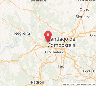 Map of Roxos, Galicia