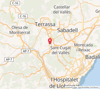 Map of Rubí, Catalonia