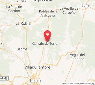 Map of Ruiforco de Torío, Castille and León
