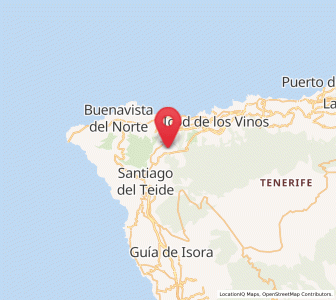 Map of Ruigómez, Canary Islands