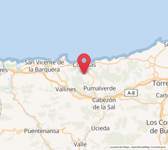 Map of Ruiseñada, Cantabria
