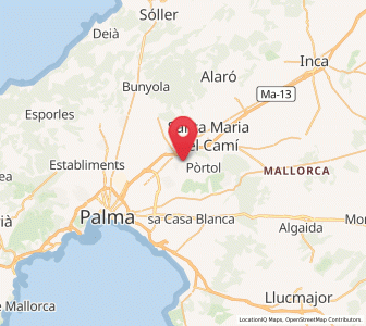 Map of sa Cabaneta, Balearic Islands