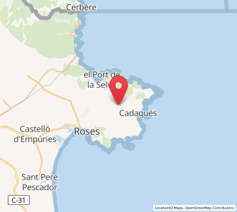 Map of sa Perafita, Catalonia