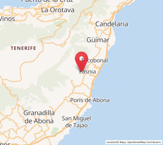 Map of Sabina Alta, Canary Islands