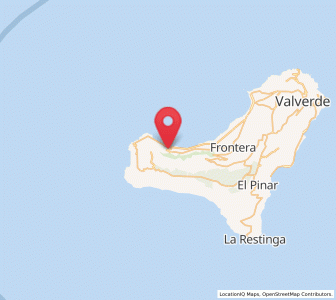 Map of Sabinosa, Canary Islands