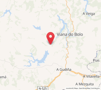 Map of Sabuguido, Galicia