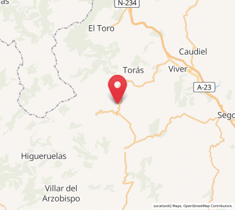 Map of Sacañet, Valencia