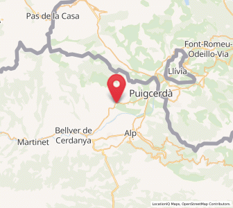 Map of Saga, Catalonia