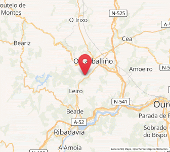 Map of Sagra, Galicia