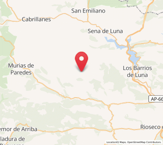 Map of Salce, Castille and León