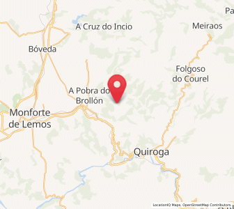 Map of Salcedo, Galicia