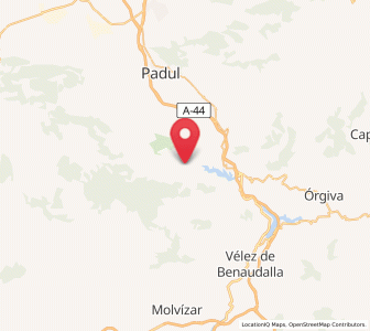 Map of Saleres, Andalusia