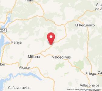 Map of Salmerón, Castille-La Mancha