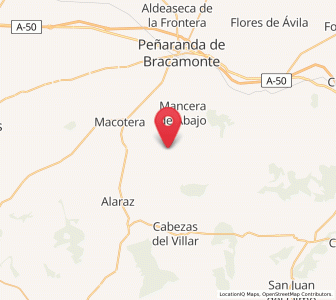 Map of Salmoral, Castille and León