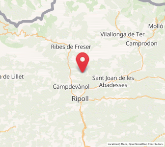 Map of Saltor, Catalonia