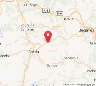 Map of San Antolín, Galicia