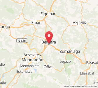 Map of San Antonio, Basque Country