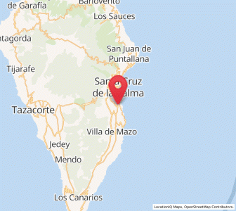 Map of San Antonio, Canary Islands