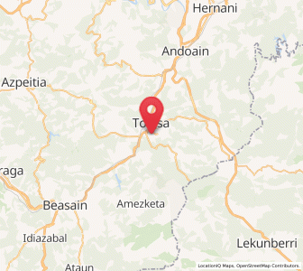 Map of San Blas, Basque Country