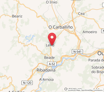 Map of San Clodio, Galicia