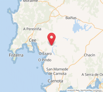 Map of San Crimenso, Galicia