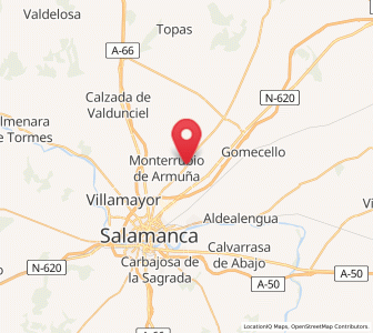 Map of San Cristóbal de la Cuesta, Castille and León