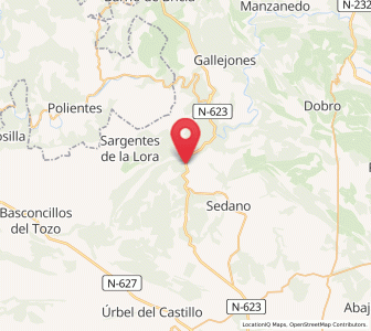 Map of San Felices, Castille and León