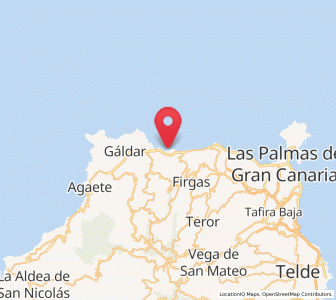 Map of San Felipe, Canary Islands