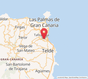 Map of San Francisco de Paula, Canary Islands