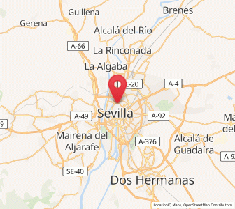 Map of San Gil, Andalusia