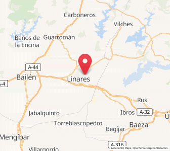 Map of San José, Andalusia