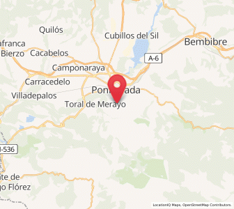 Map of San Lorenzo, Castille and León