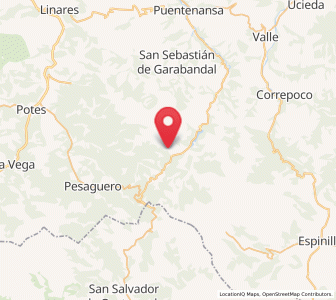 Map of San Mamés, Cantabria