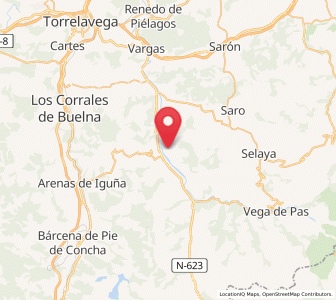 Map of San Martín, Cantabria