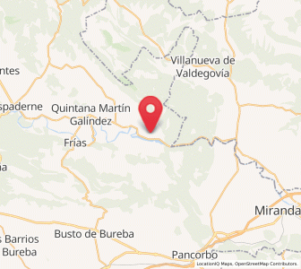 Map of San Martín de Don, Castille and León