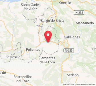 Map of San Martín de Elines, Cantabria