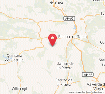 Map of San Martín de la Falamosa, Castille and León