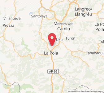 Map of San Martino, Asturias