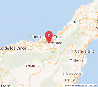 Map of San Miguel, Canary Islands