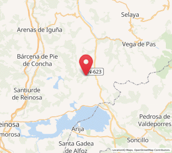 Map of San Miguel de Luena, Cantabria