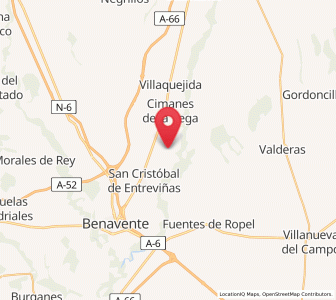 Map of San Miguel del Esla, Castille and León