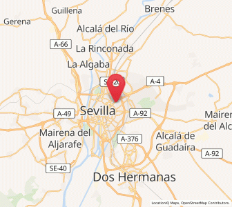 Map of San Pablo D Y E, Andalusia
