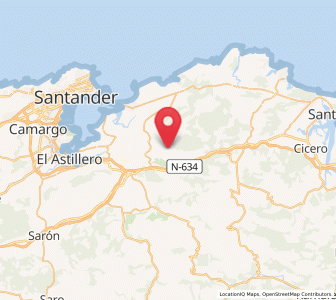 Map of San Pantaleón, Cantabria