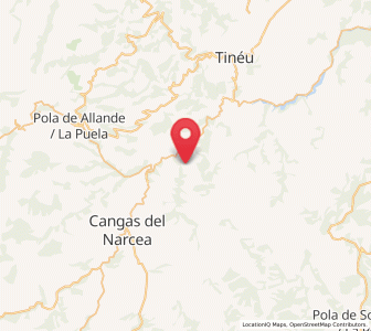 Map of San Pedro de Coliema, Asturias