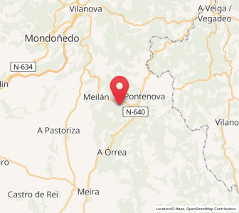 Map of San Pedro, Galicia