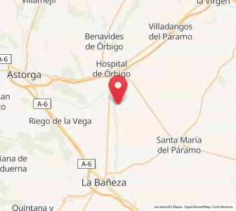Map of San Pelayo, Castille and León