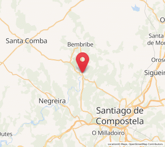 Map of San Román, Galicia