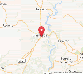Map of San Salvador de Asma, Galicia