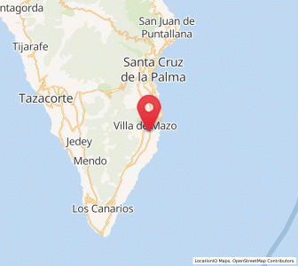 Map of San Simón, Canary Islands